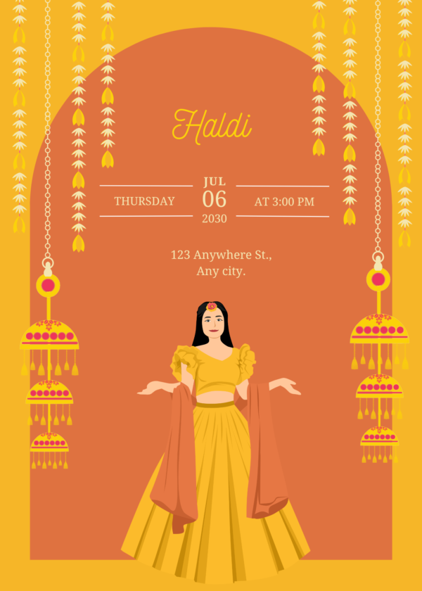 Haldi invite - Image 2